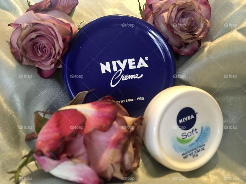 Nivea soft creme with roses 🌹