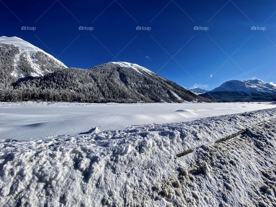 Bluesky in the winterwonderland 