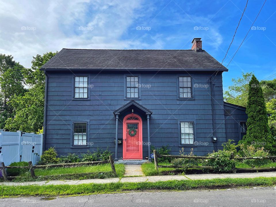 Historic house in Connecticut, New England 