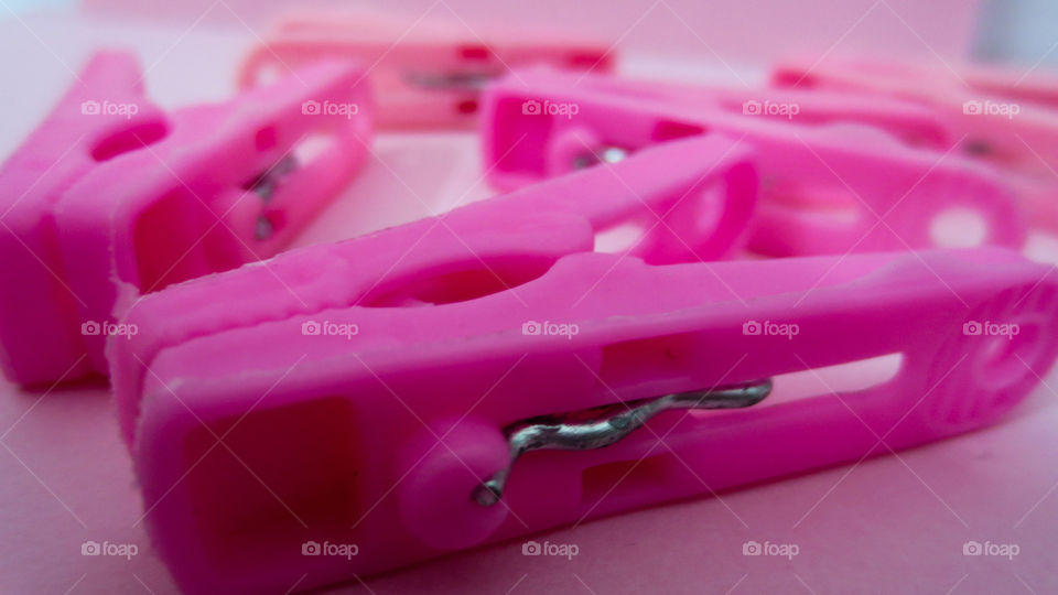 Pink Clothes peg