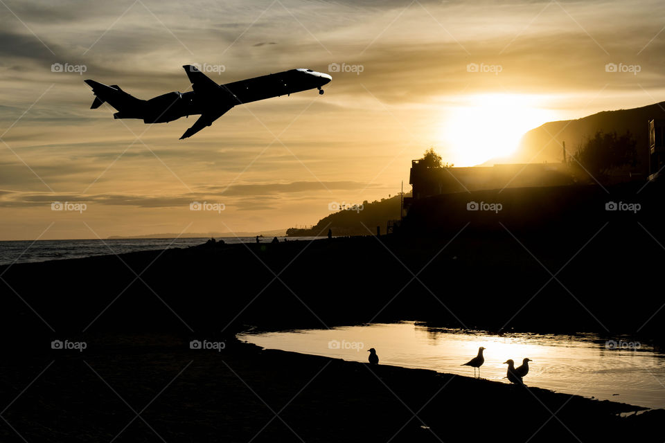 Travel in 2019- New Year resolution. Topanga beach, California.