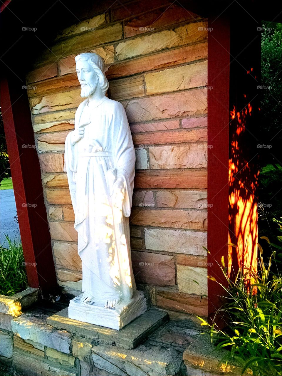 St. Jude. this is an outside statue of St. Jude. This pic was taken at St. Jude's Church in Hopatcong, New Jersey