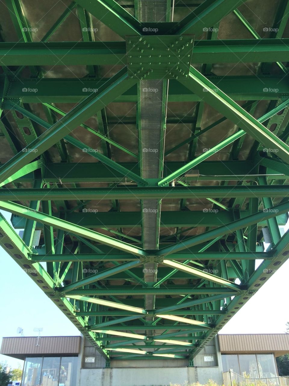 Underside of bridge 