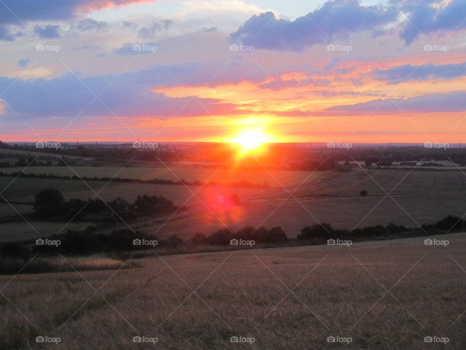 Reflective Sunset