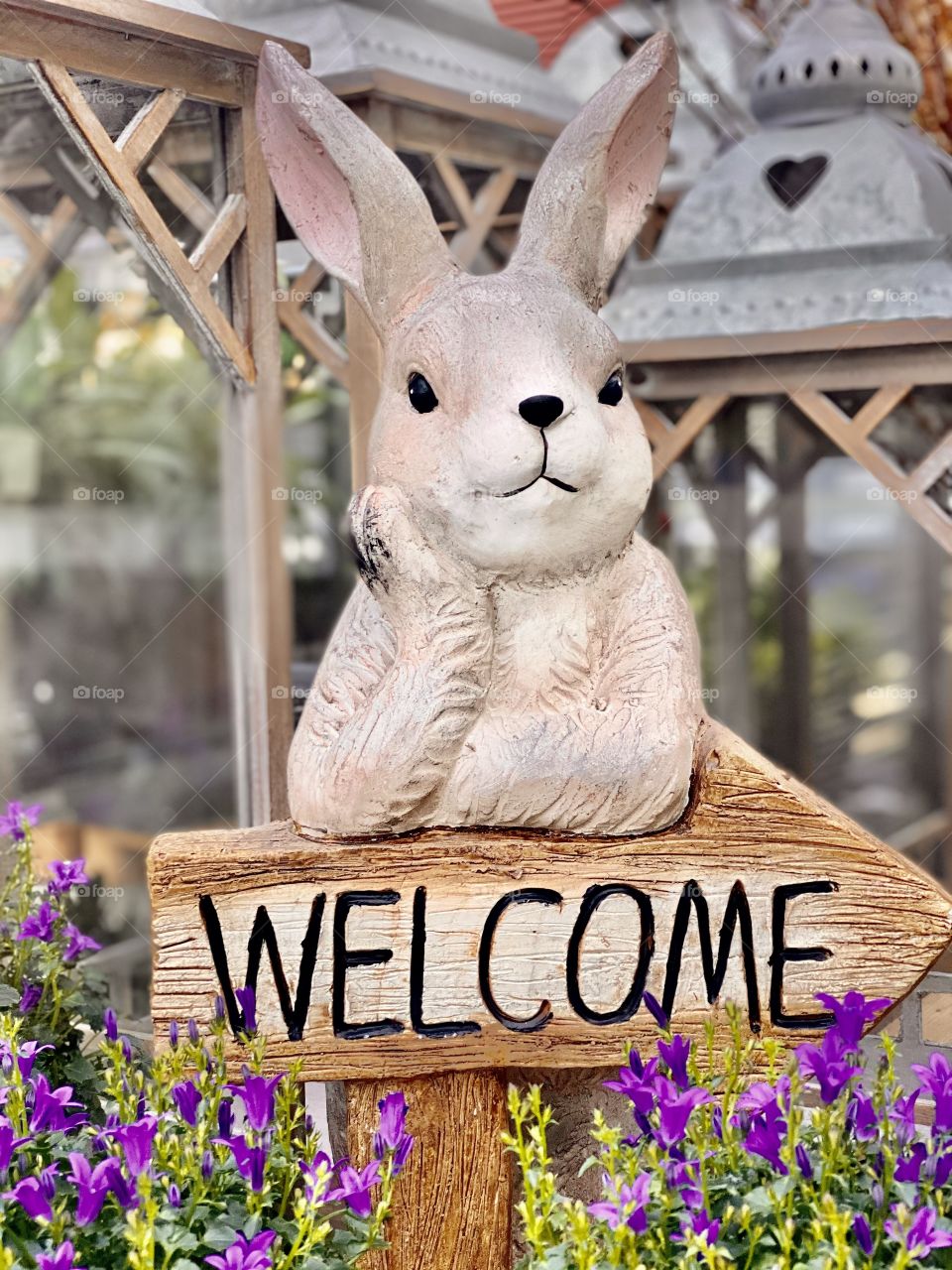 sculpture hare, welcome, hare in the garden, beautiful hare, gift hare, decoration hare