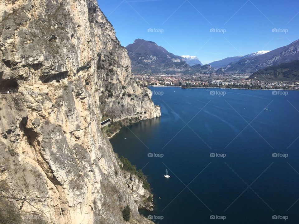 Amazing view of the Garda Lake 