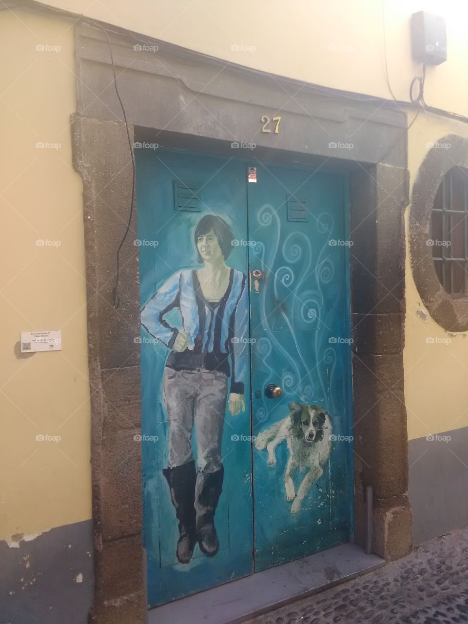 Painted doors Funchal Madeira