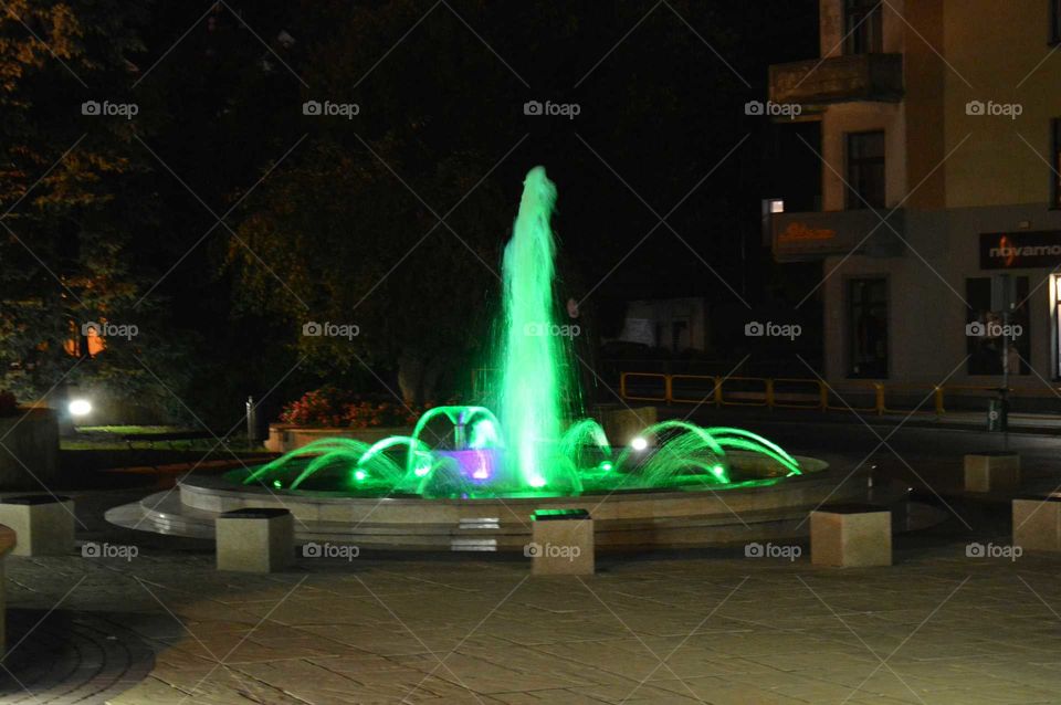 Awesome illuminated fountains