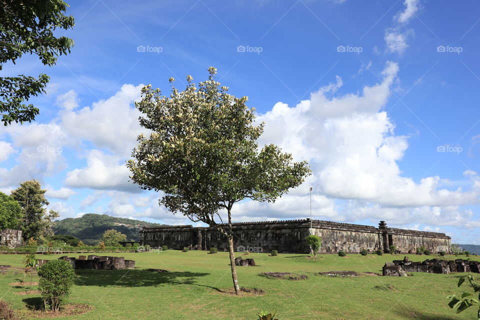 Archaelogical site of ratu boko palace, near Jogjakarta, Indonesia