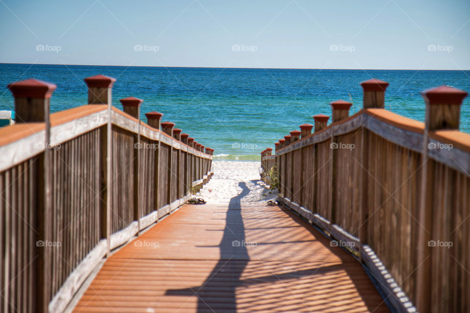 Gorgeous boardwalk to the ocean