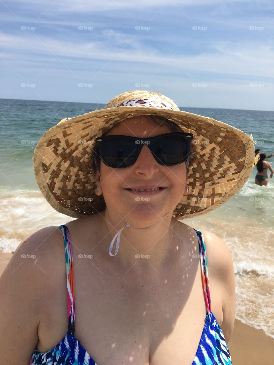 Woman at the beach