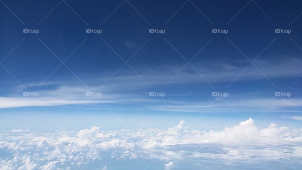 Take pictures from the plane