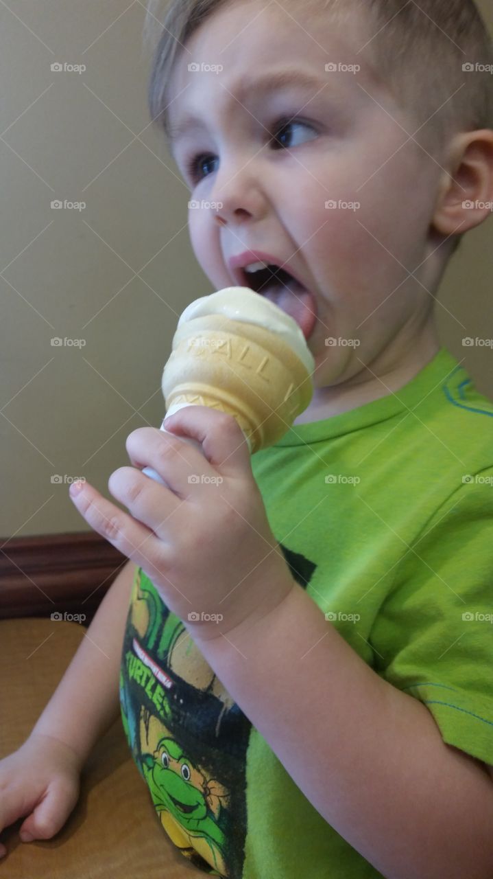 Boy and His Ice Cream