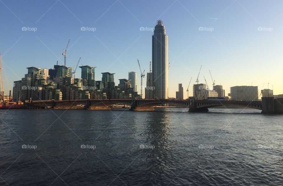 London - over Thames