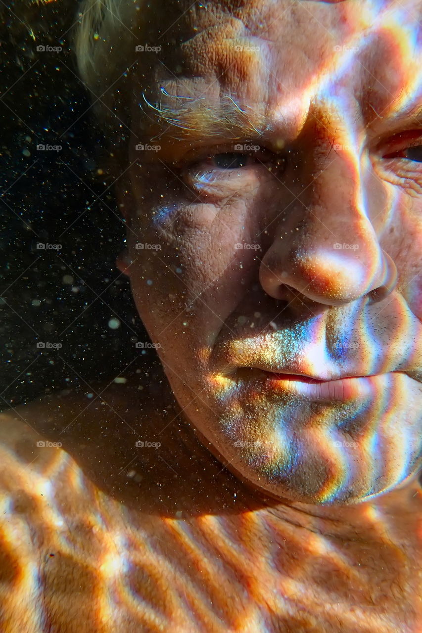 underwater portrait