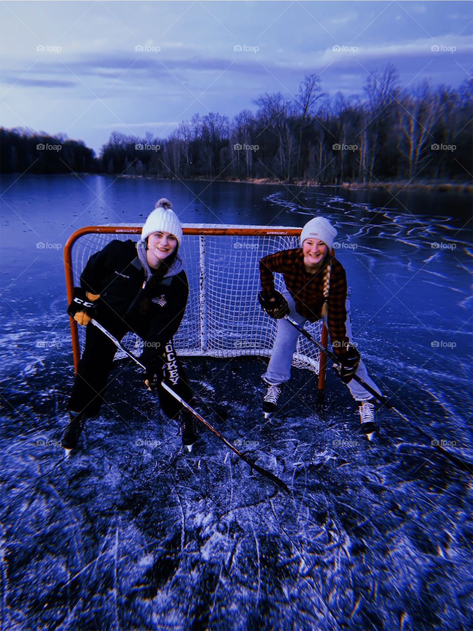 Pond hockey