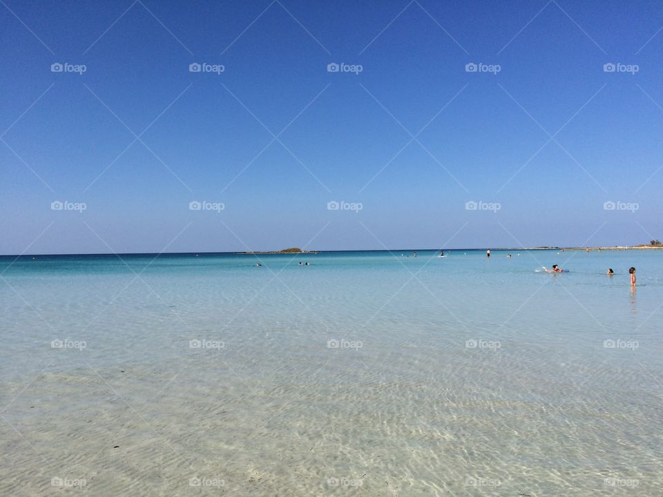 This is beach is in Porto Cesareo, Salento, Puglia, Southern Italy. Look at the beautiful water.. it's like a pool! 😁
