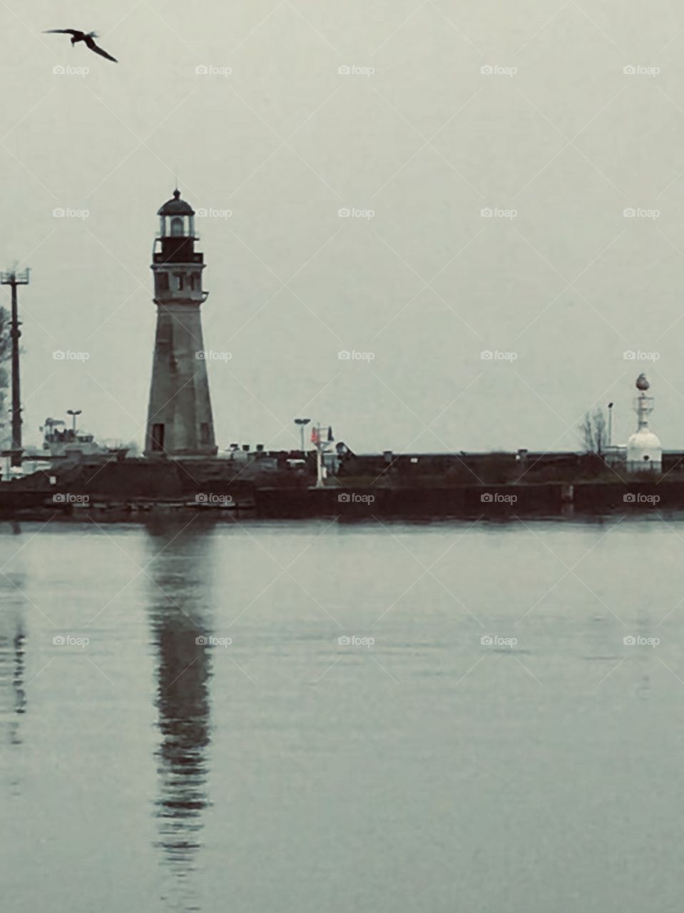 Lighthouse reflection 