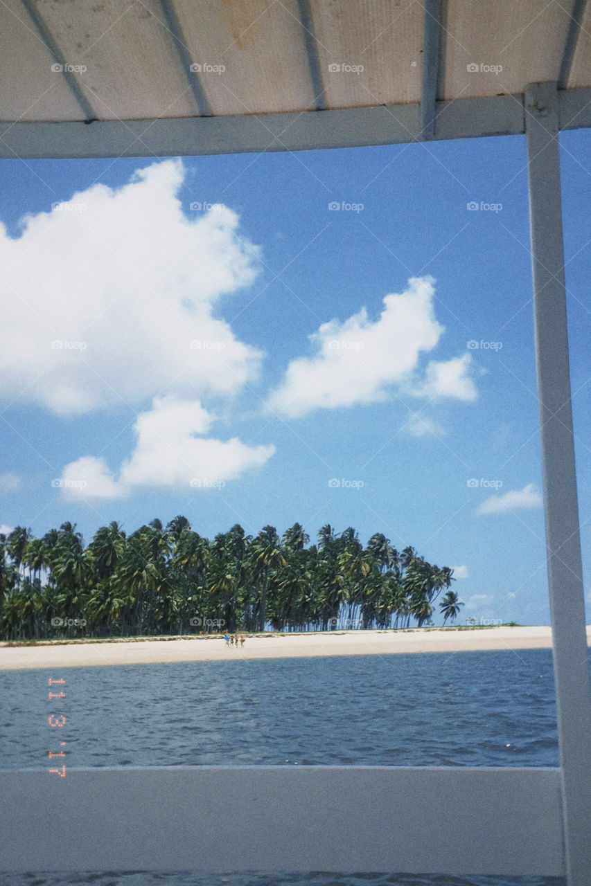 Vista do litoral do Pernambuco 