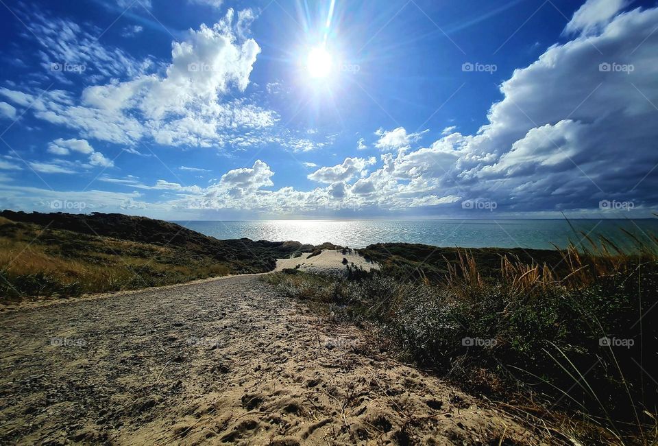 After a walk through the dunes ....Wow.