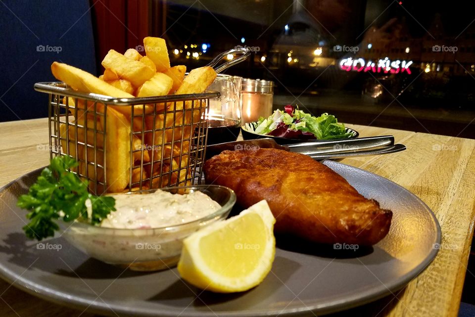 Fish and Chips over Gdansk