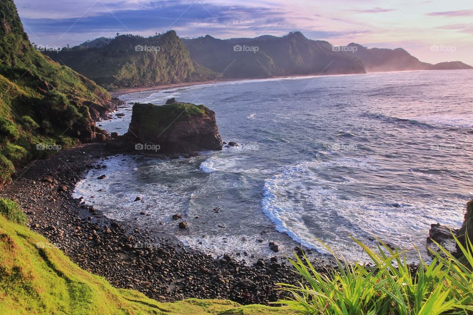 sunrise at Manganti beach