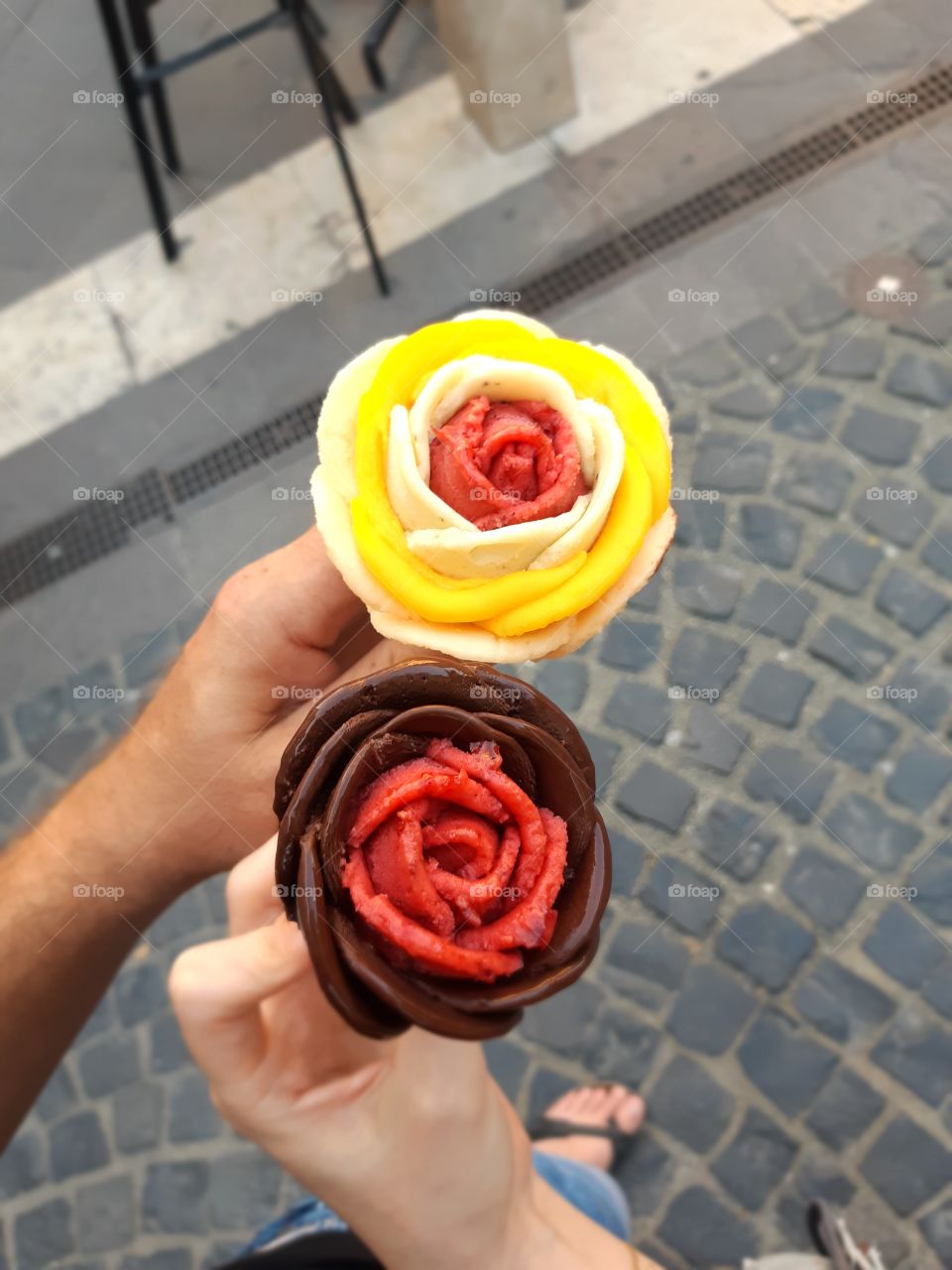 gelato roses