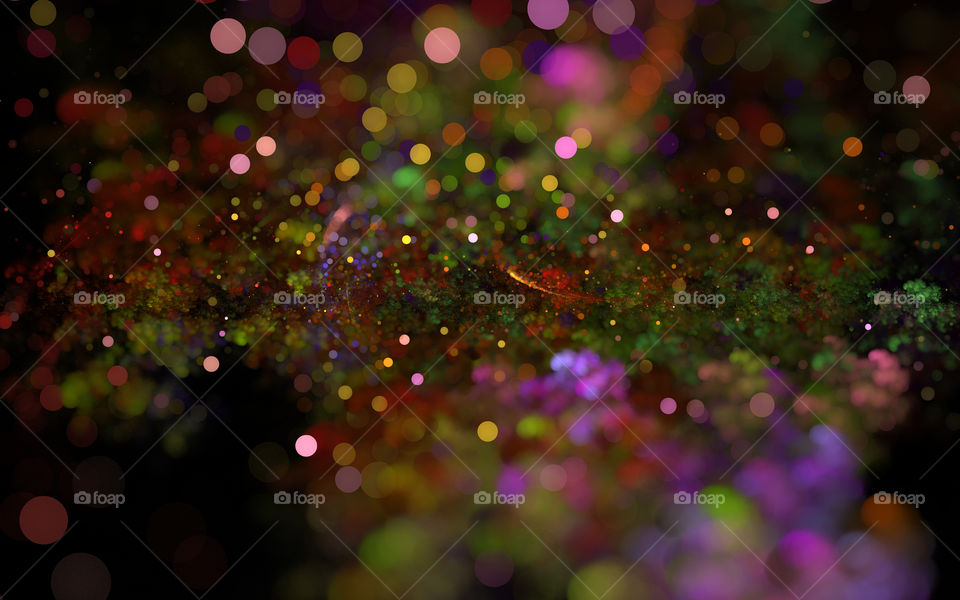 multicolored blurred