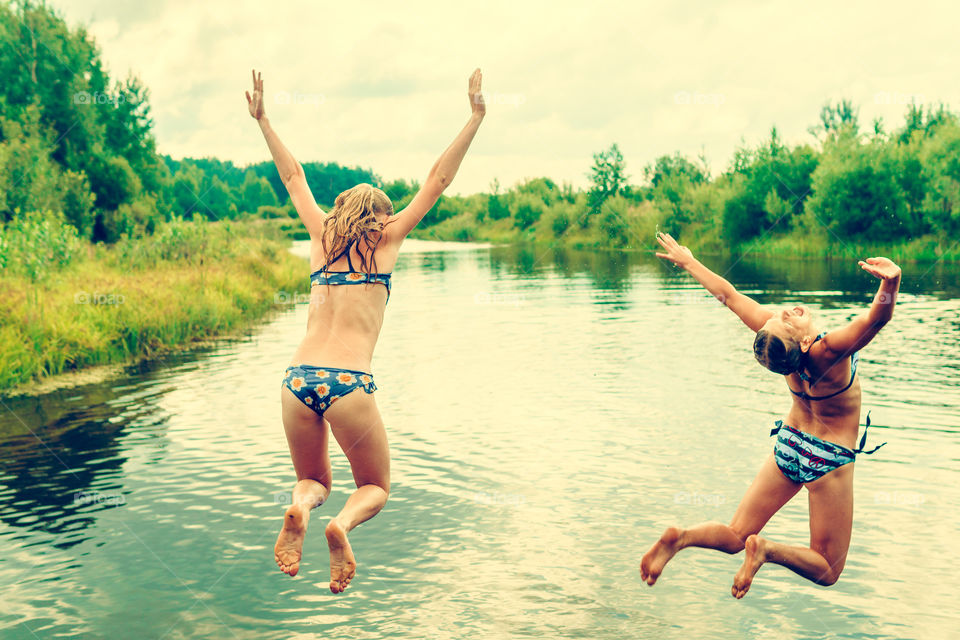 Summer vibes, Summertime, jumping in the water
