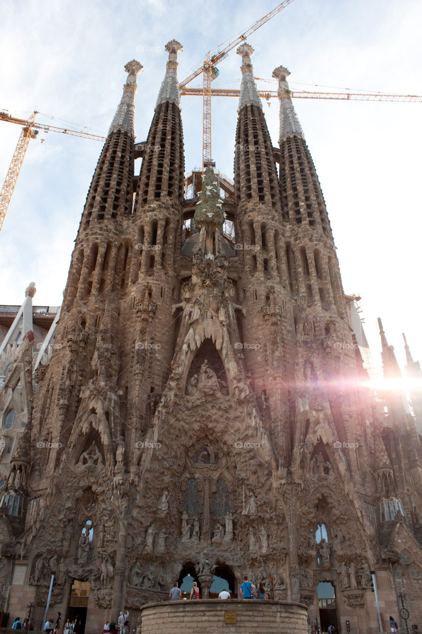 Sagrada familia towers