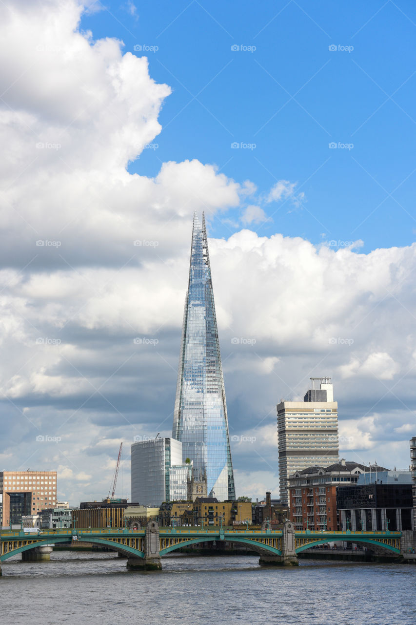 The Shard skyscraper in London.