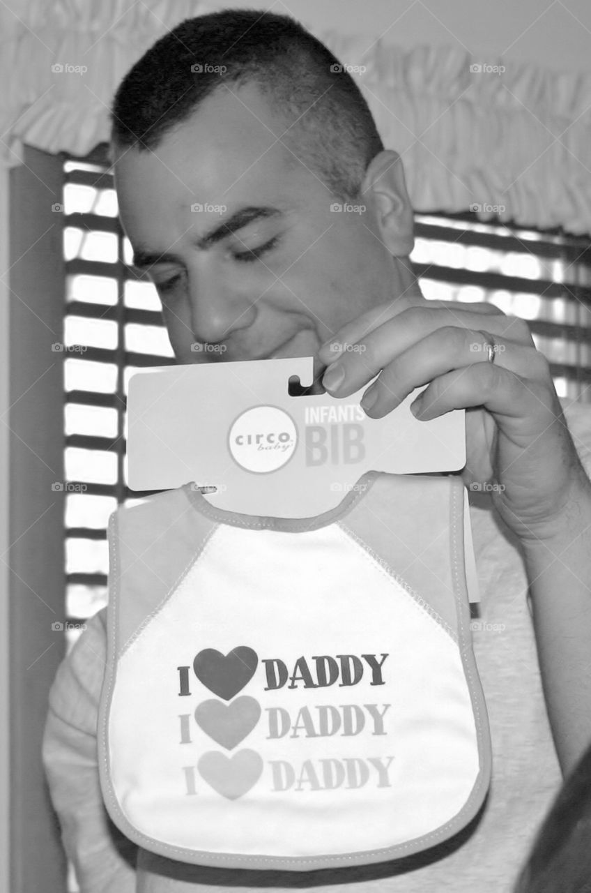 New Daddy . Baby shower for the soon to be parents
