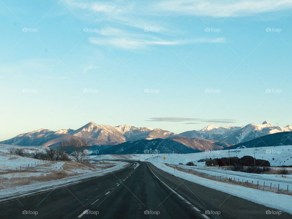 The Crazy Mountain Range located in Montana. 