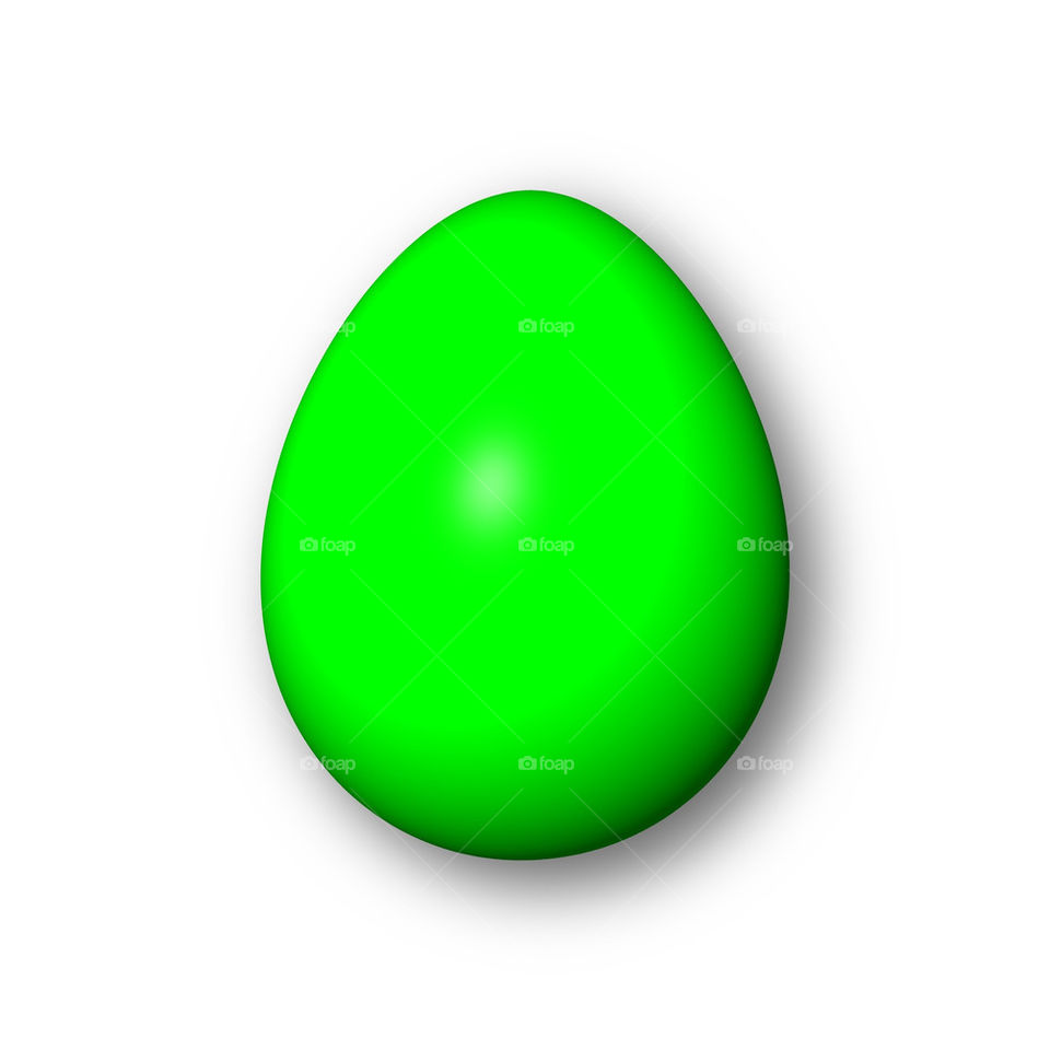 Egg Green

Green egg on white background with shadow.