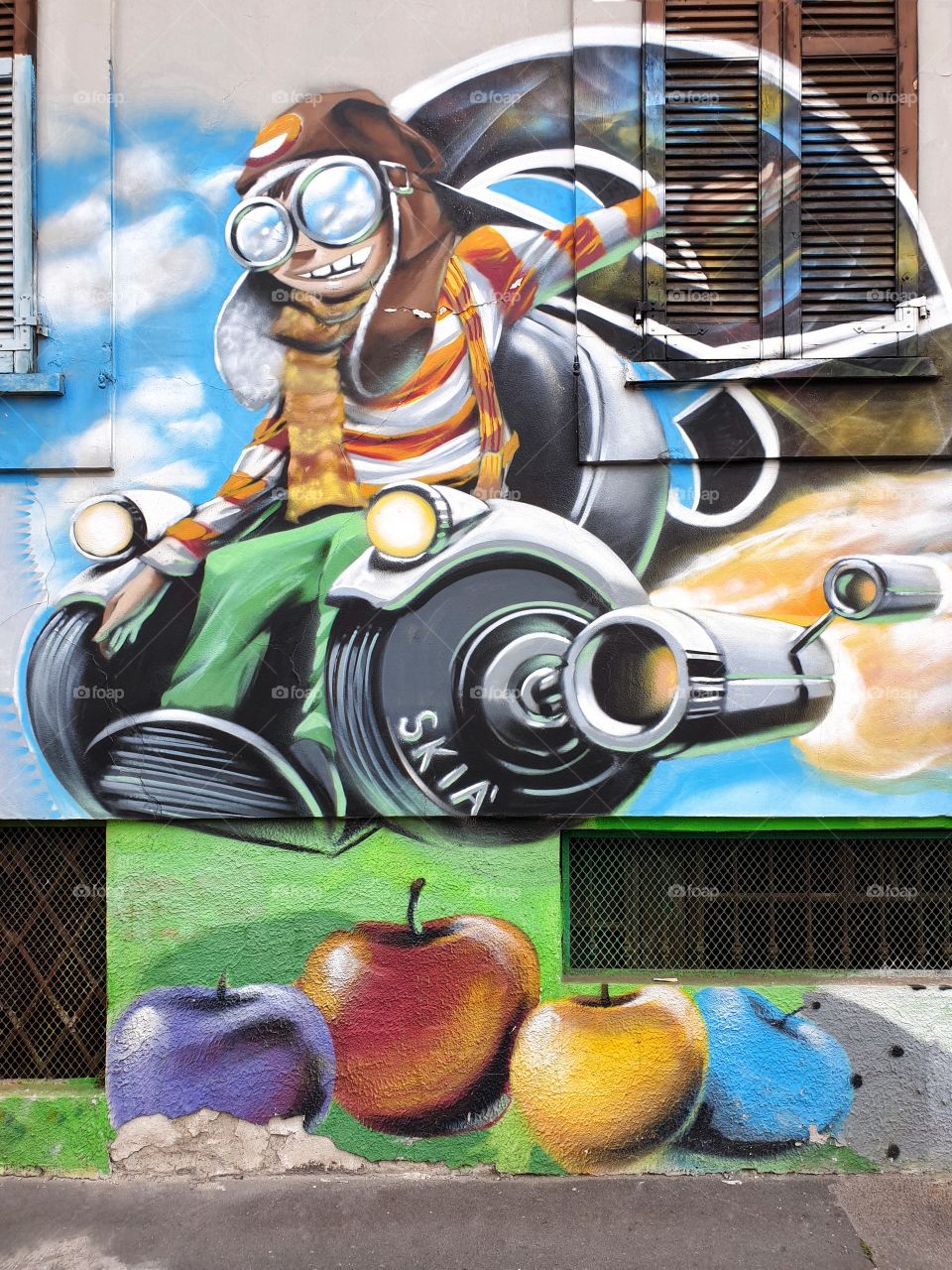 Graffiti on the wall