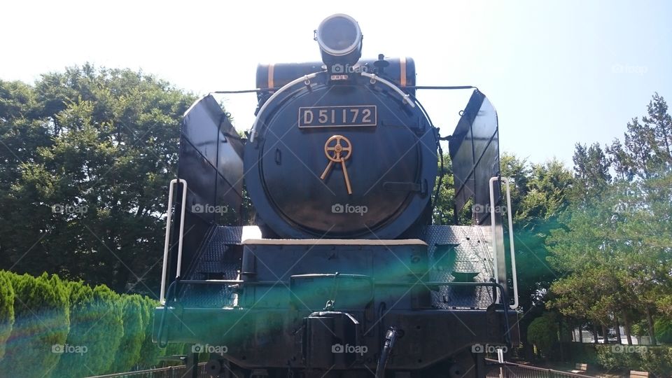Old locomotive of Japan