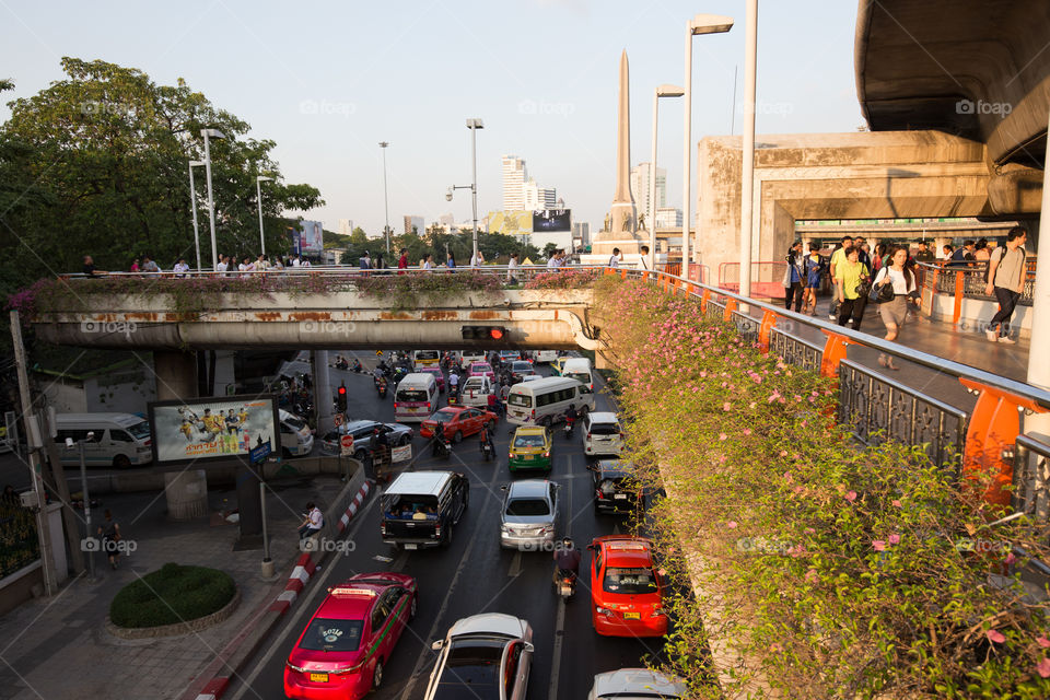 Road in Bangkok 