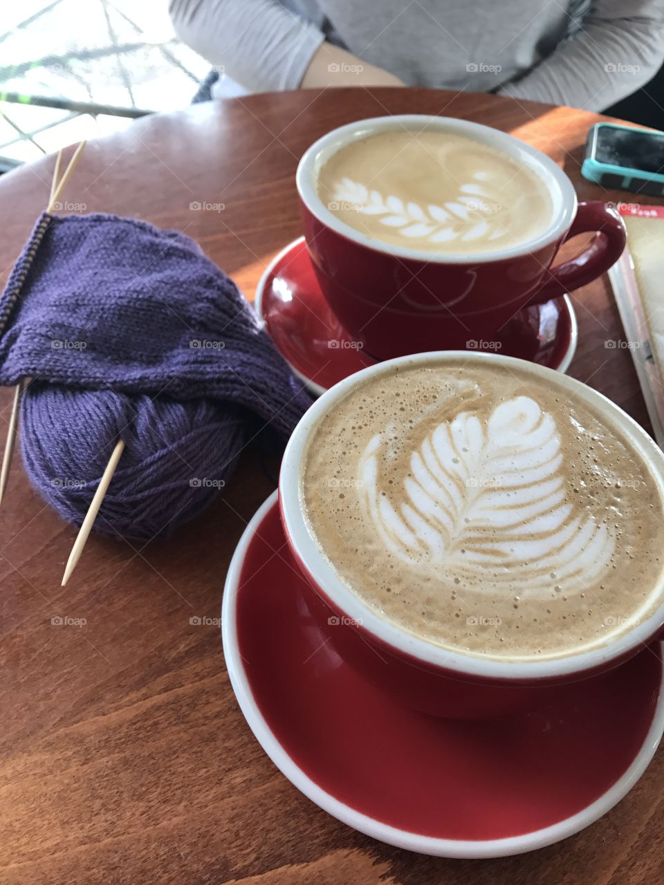 Coffee and Knitting