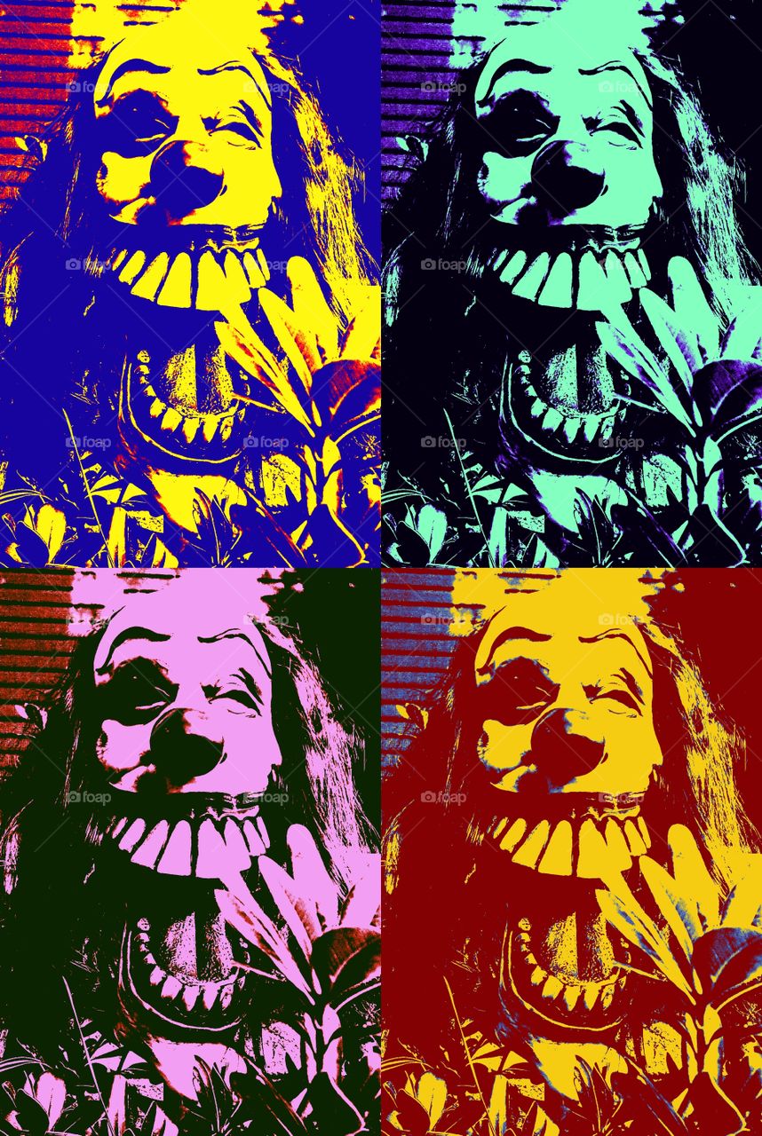 clown pop art