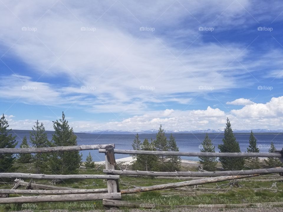 Way to Yellowstone lake #1