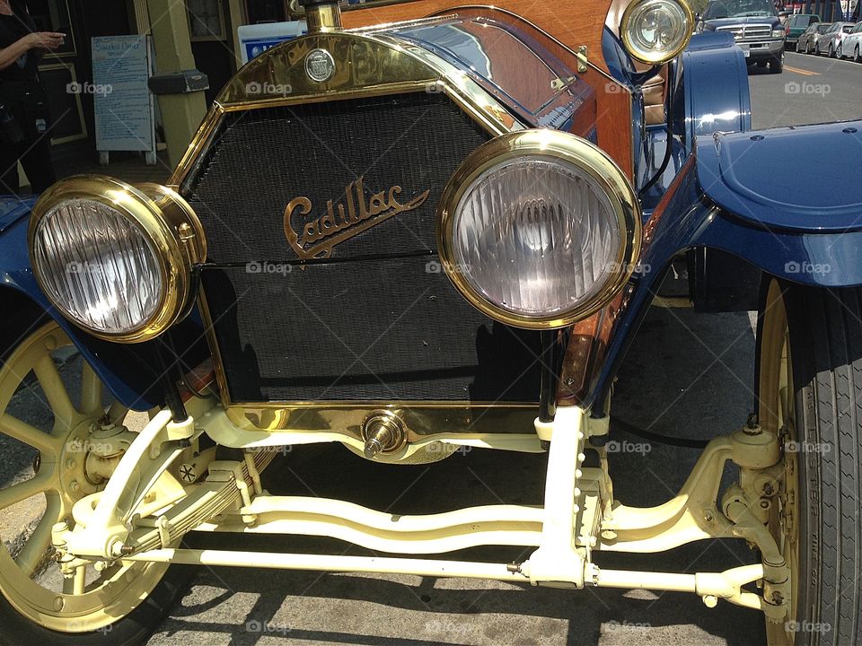 Antique Classic Cadillac. A gorgeous antique Cadillac in Virginia City Nevada