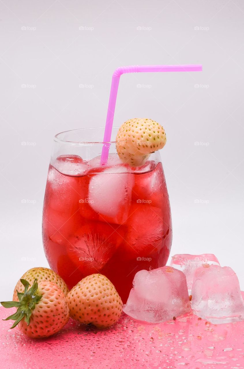 My most favorite flavored juice: Strawberry Juice! I love everything strawberry! Great for summer!