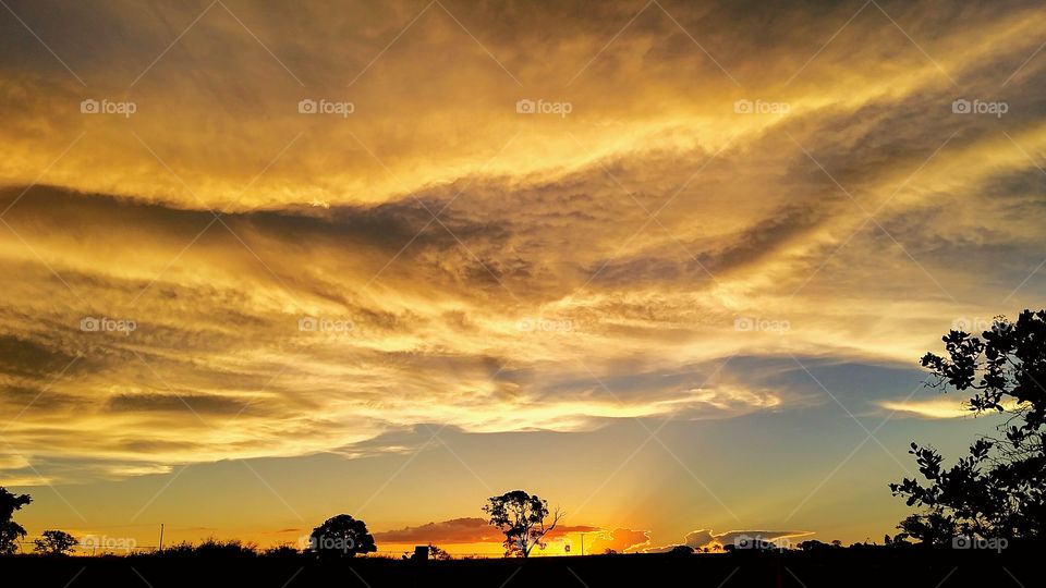 pôr do sol em Barretos 2