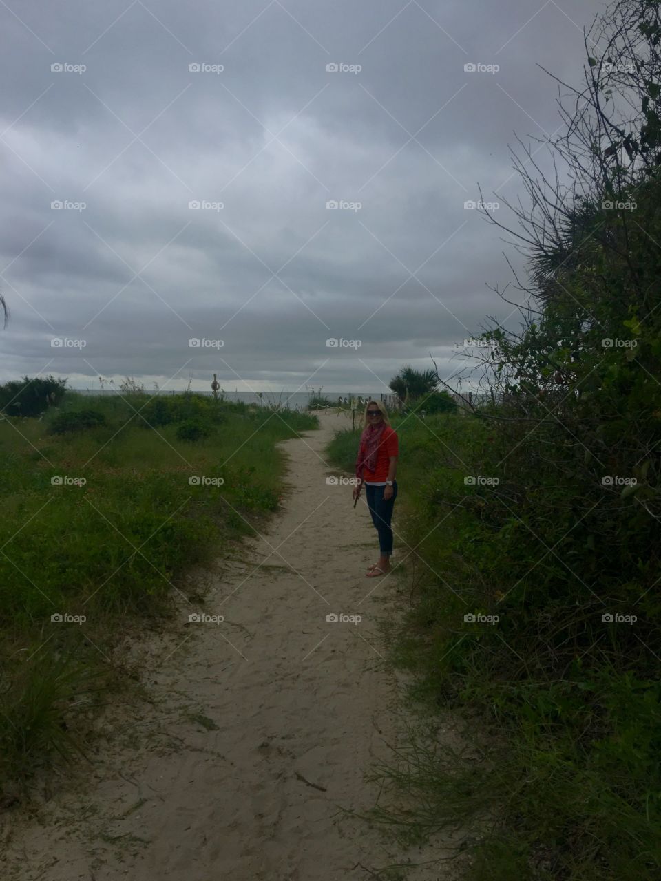 South Carolina Beach Path 