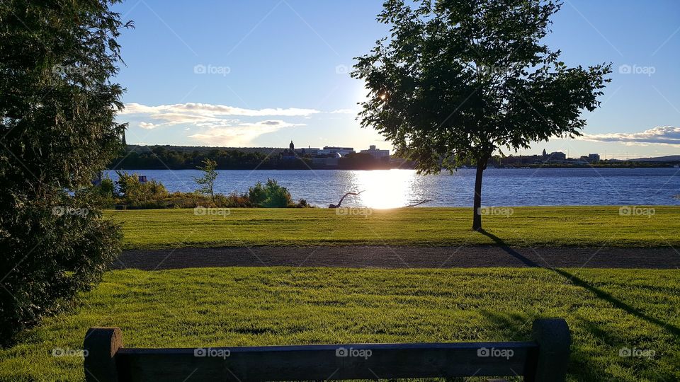 Fredericton along the Saint John River