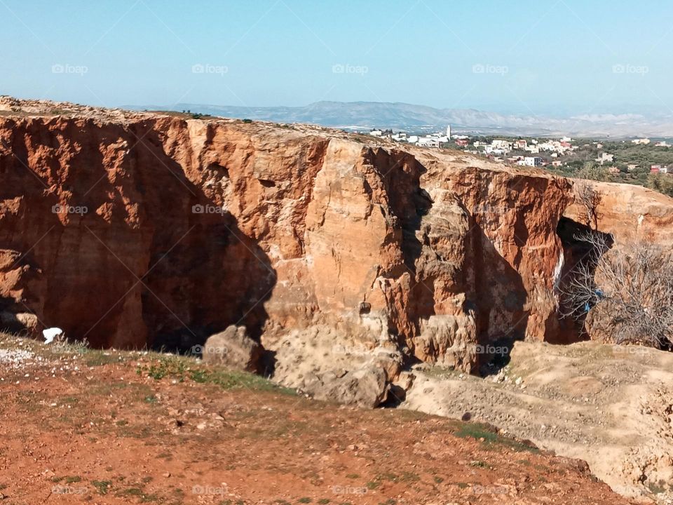 Ancient mountain caves