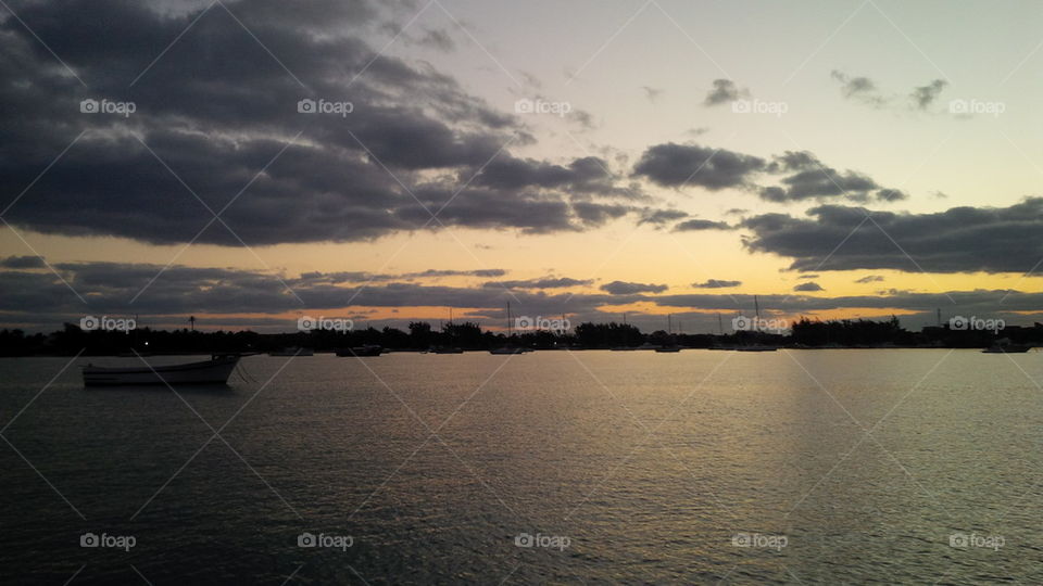 Sunrise in Mauritius 