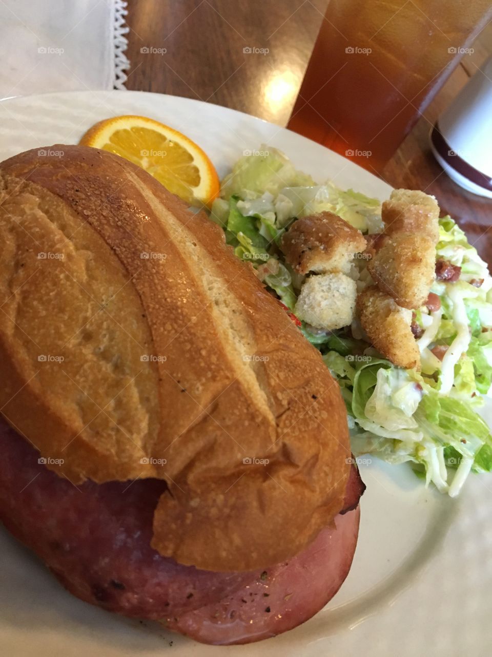 Toasted Italian and Salad