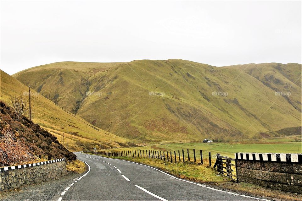 Scotland Scottish Highlands Road