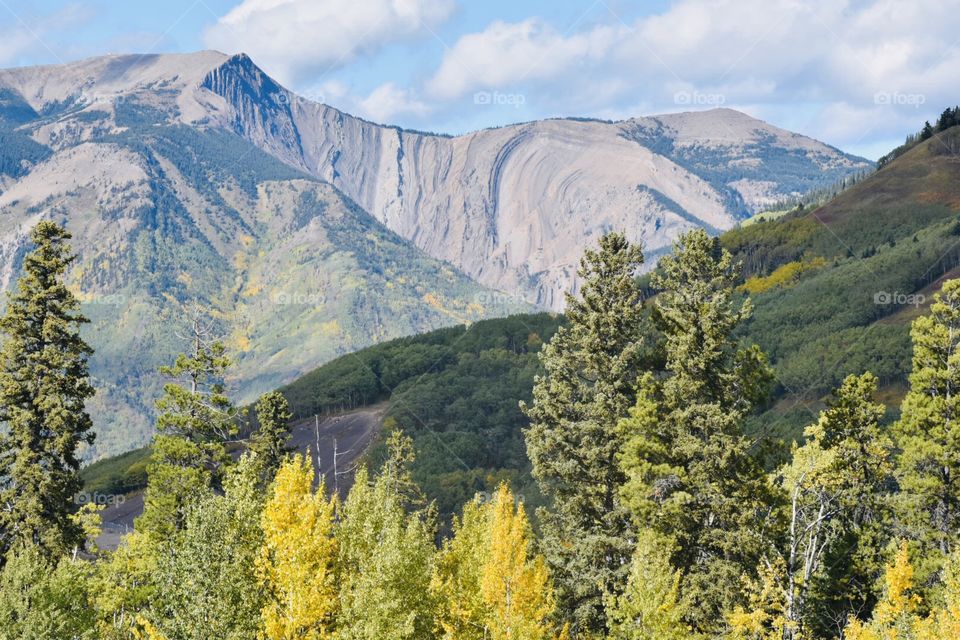 Mountains in fall 